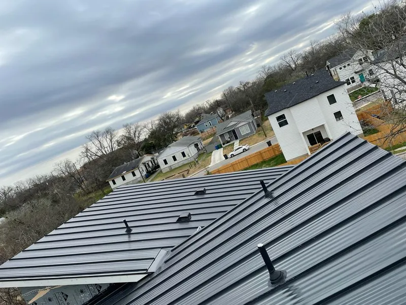 Standing seam metal roof panels with vents for Skylight Repair in Prescott